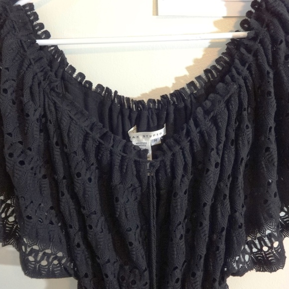 MAX STUDIO Women's Black Dress Size Medium - Picture 3 of 8